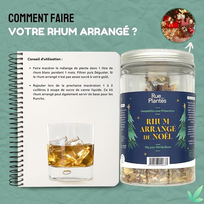 Achat préparation rhum arrangé noël