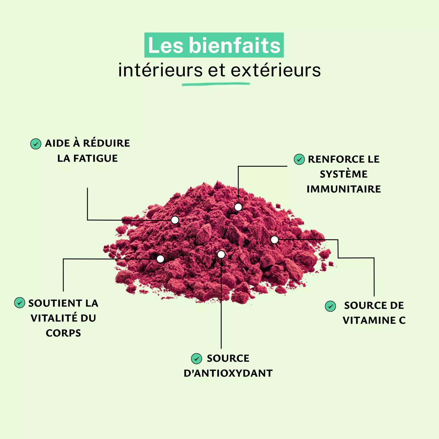 Achat Acérola Extrait 25% Vitamine C Poudre