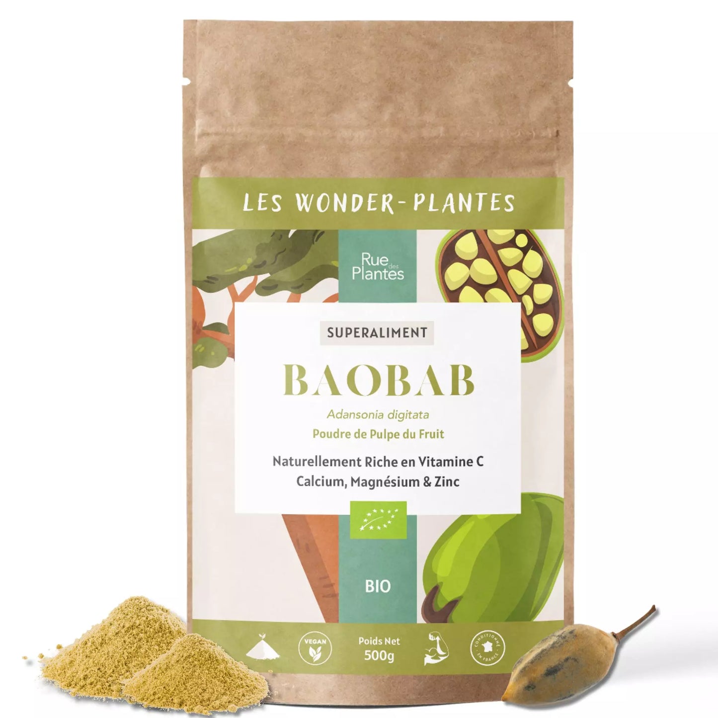 Achat Baobab Bio poudre