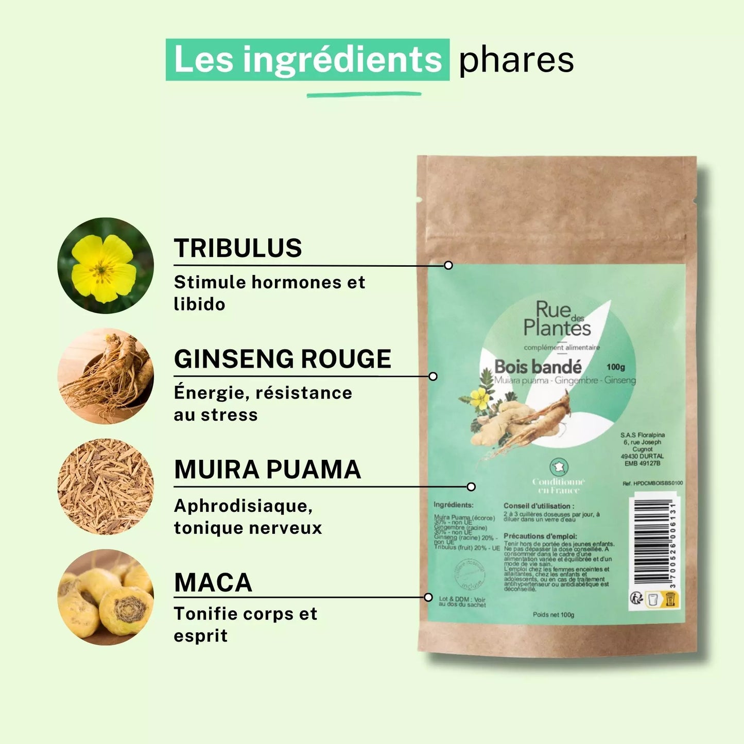 Achat Bois Bandé Poudre