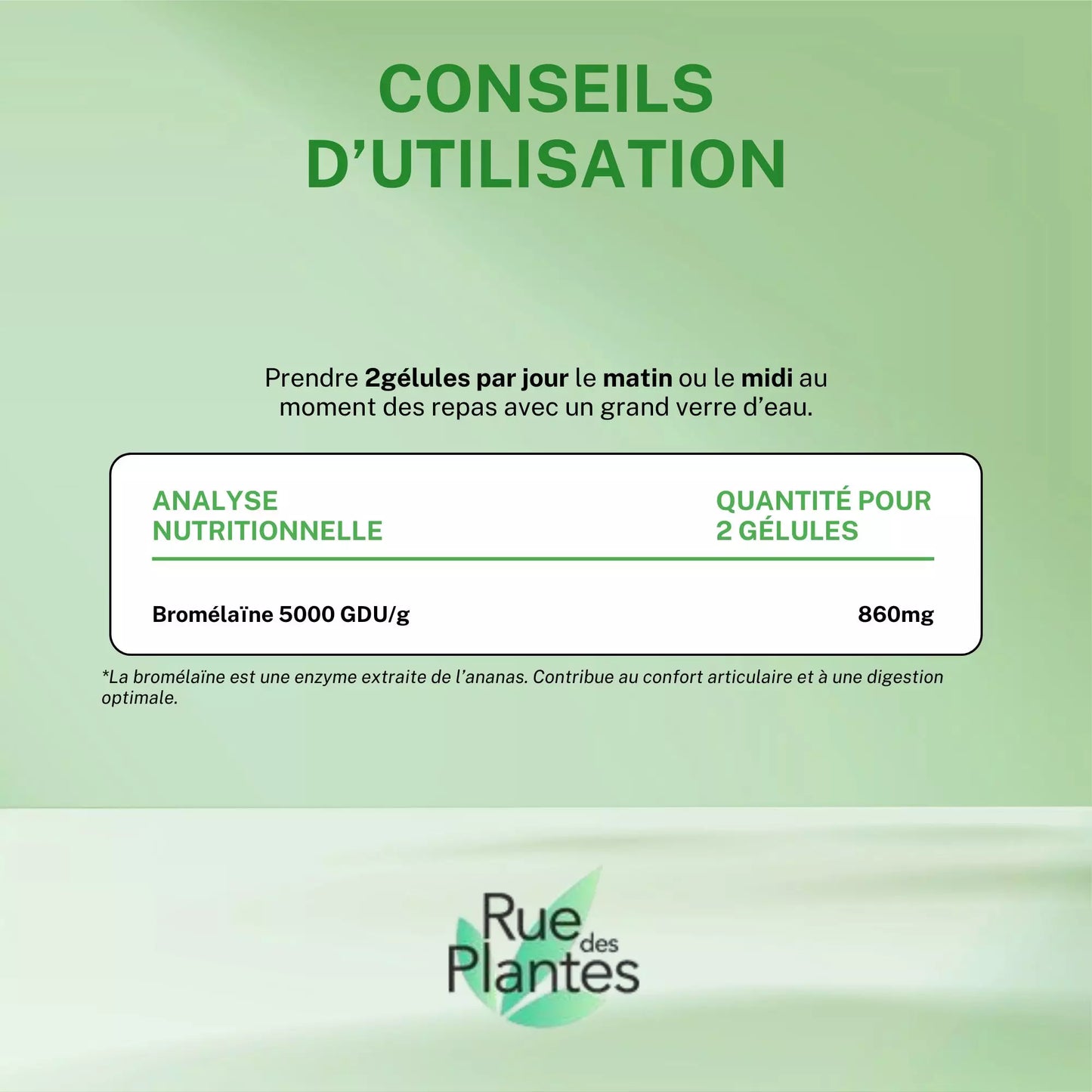 Achat Bromélaine 5000GDU