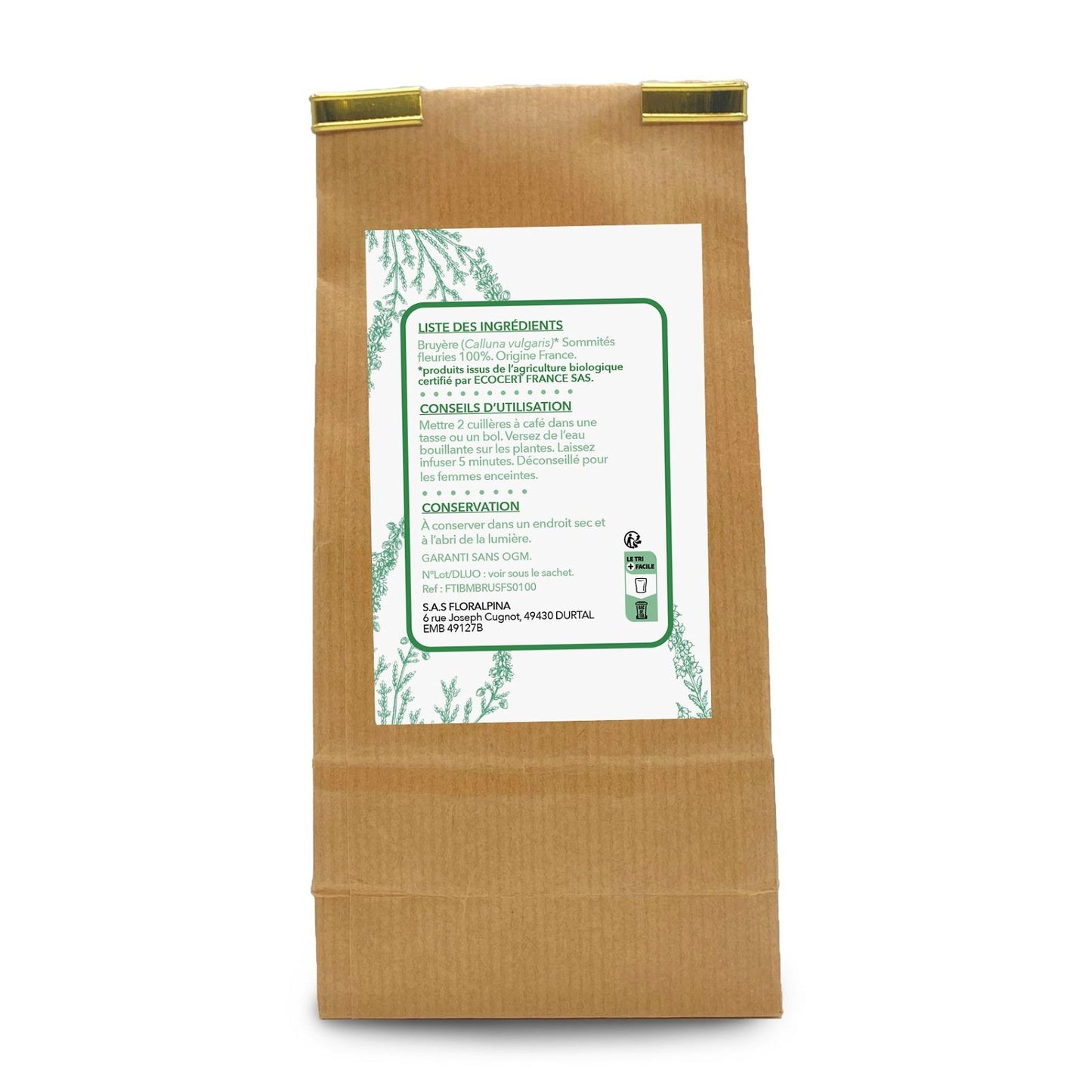 Achat Bruyère BIO sommités fleuries Tisane - Rue Des Plantes