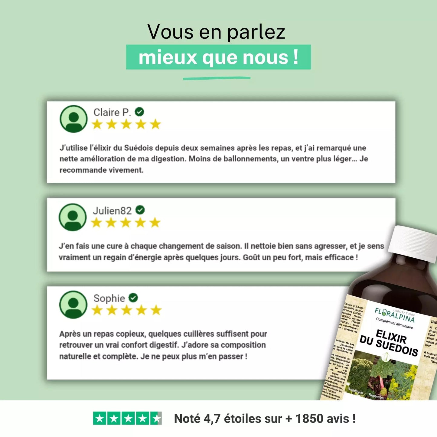 Achat Élixir du Suédois Maria Treben