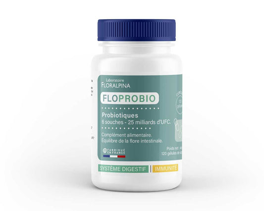 Achat Floprobio (probiotiques) - 6 souches - 25 miliards d'UFC - Rue Des Plantes