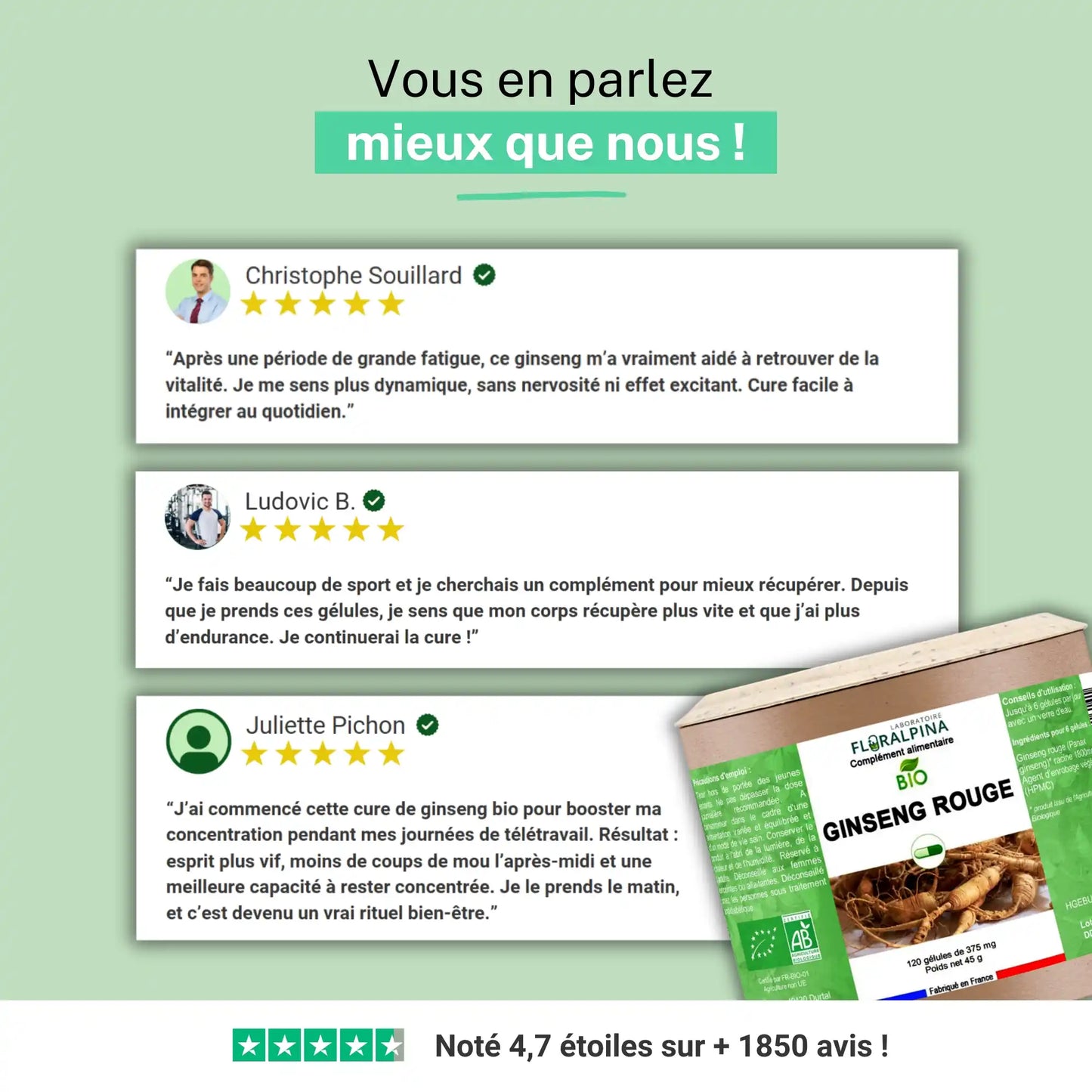 Achat Ginseng Rouge Bio