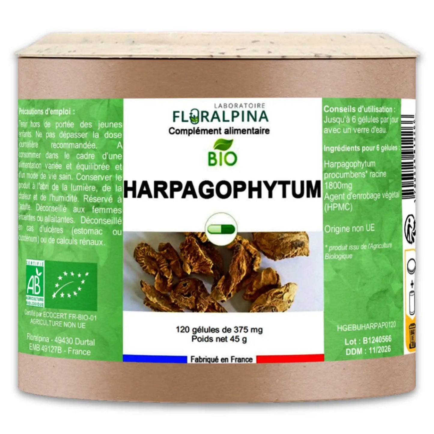 Achat Harpagophytum Bio