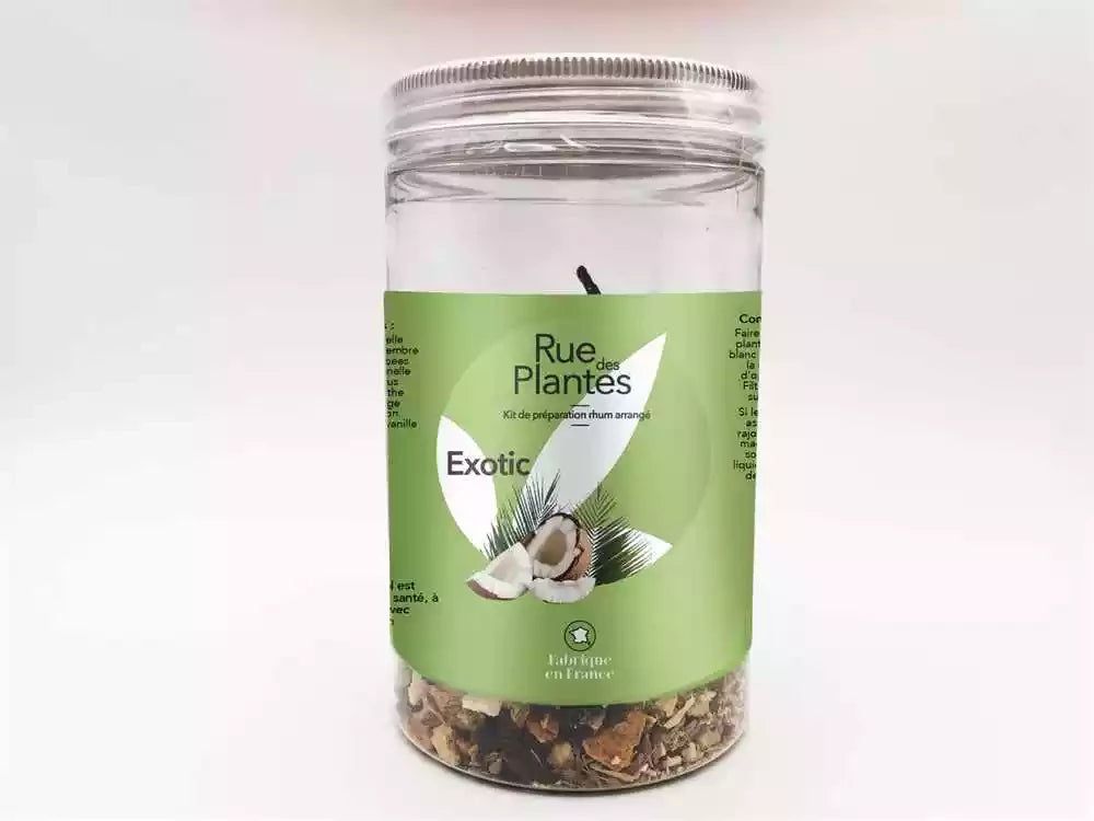 Achat Kit de préparation pour rhum arrangé exotic - Rue Des Plantes