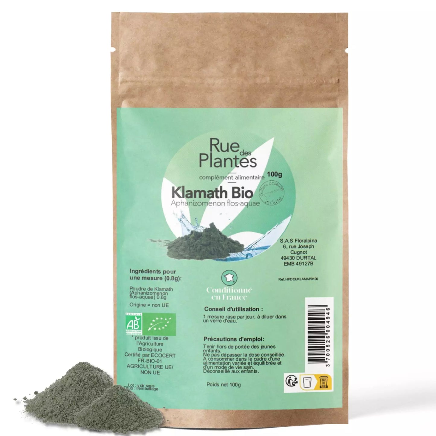 Achat Klamath Bio Poudre