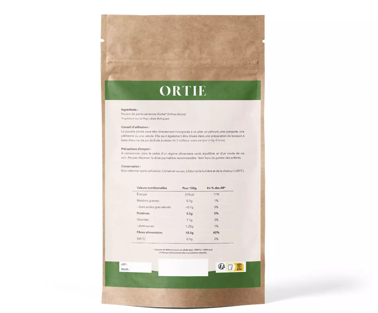 Achat Ortie Piquante Bio Poudre