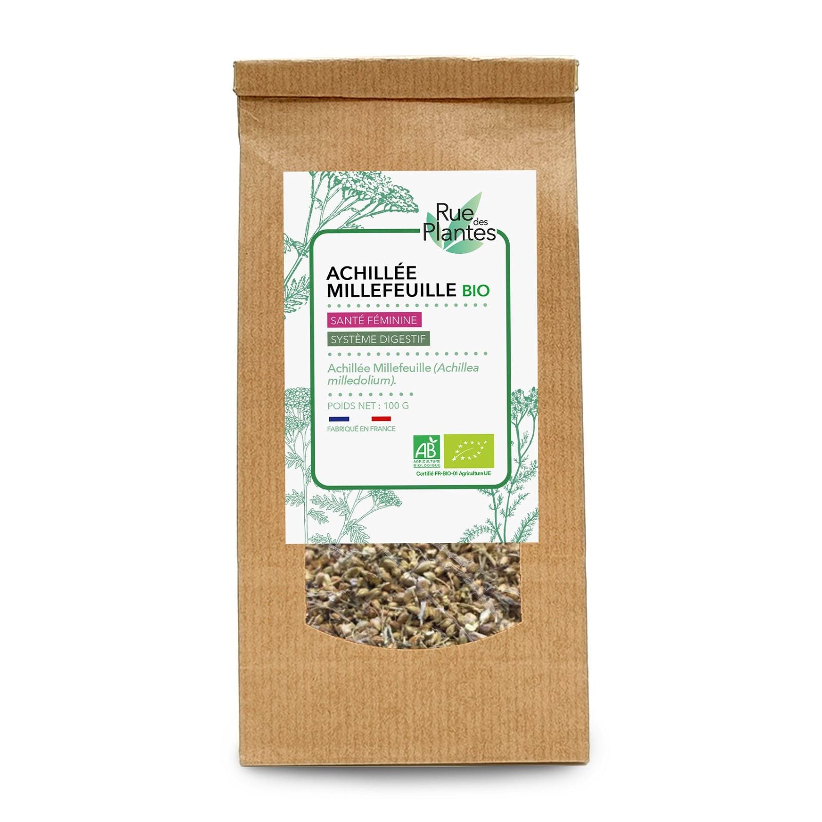 Achillée millefeuille Tisane bio - Rue Des Plantes