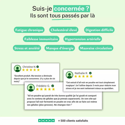 Ail Noir Extrait 4:1 Poudre
