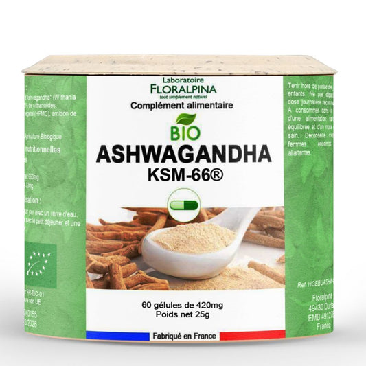 Achat Ashwagandha bio - KSM-66® - Rue Des Plantes