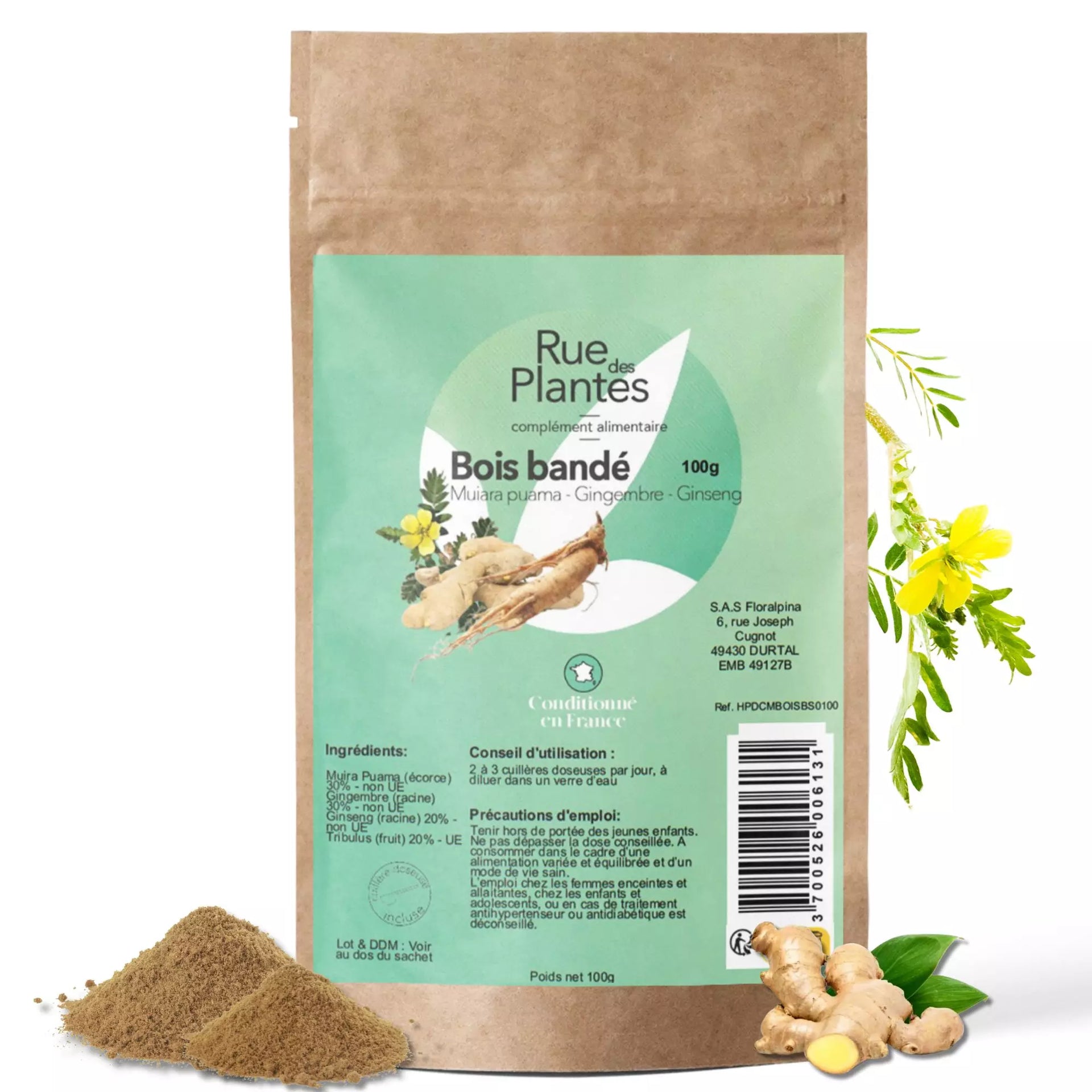 Bois Bandé Poudre