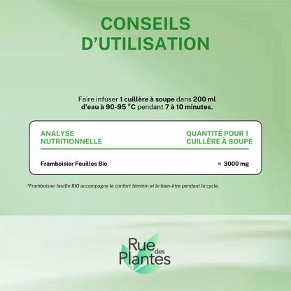 Framboisier feuilles BIO Tisane