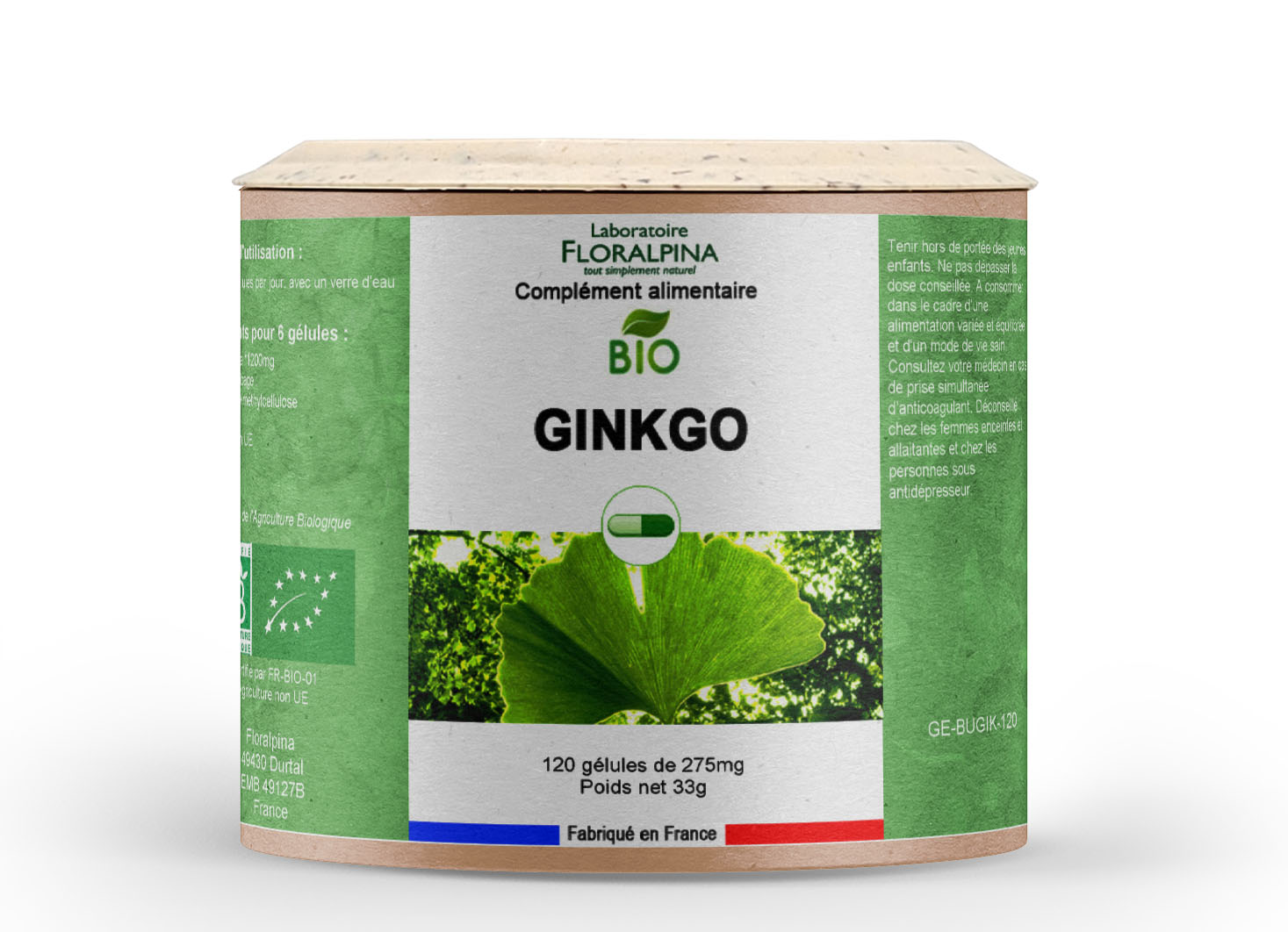 Ginkgo BIO Rue Des Plantes