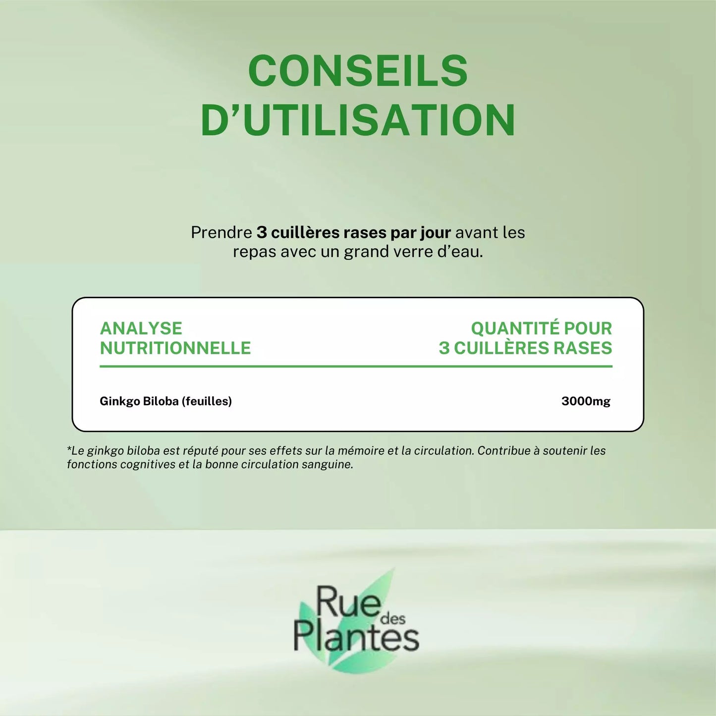 Achat Ginkgo Biloba Poudre