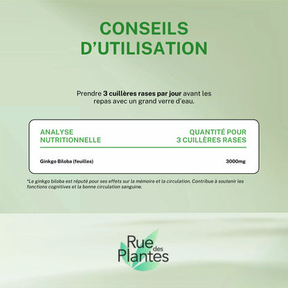 Ginkgo Biloba Poudre