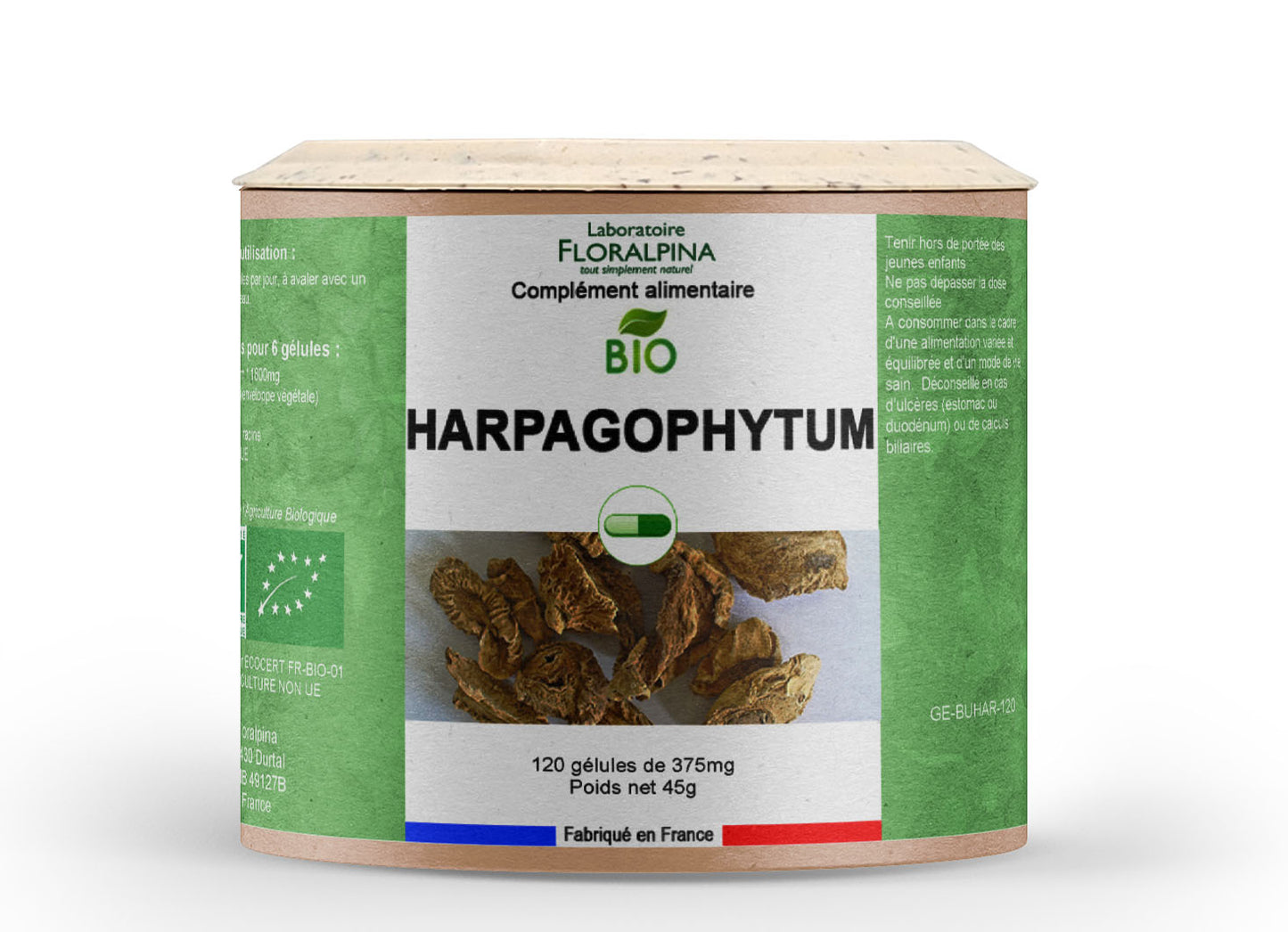 Achat Harpagophytum bio Rue Des Plantes
