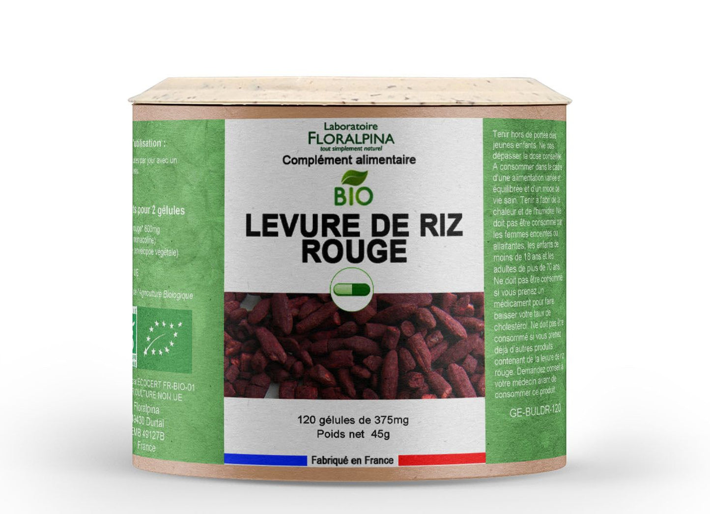Achat Levure de riz rouge BIO - Rue Des Plantes