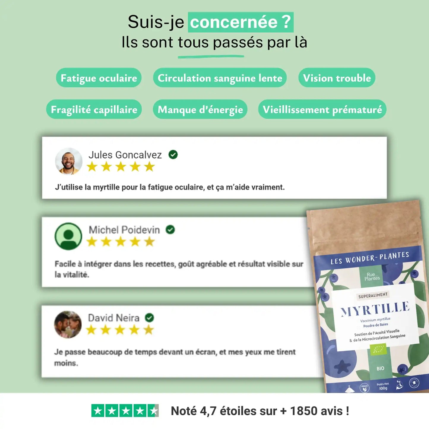 Achat Myrtille Bio Poudre