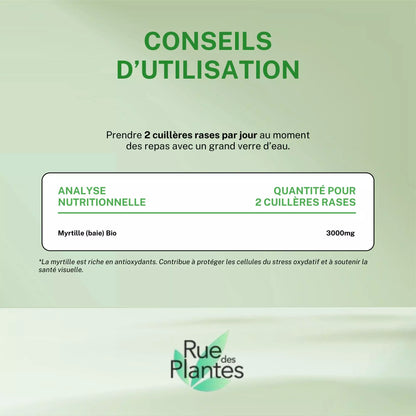 Myrtille Baie Bio Poudre