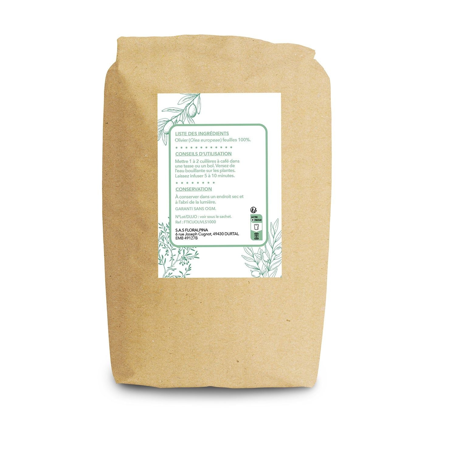 Olivier Feuilles Coupées - Tisane - Rue Des Plantes