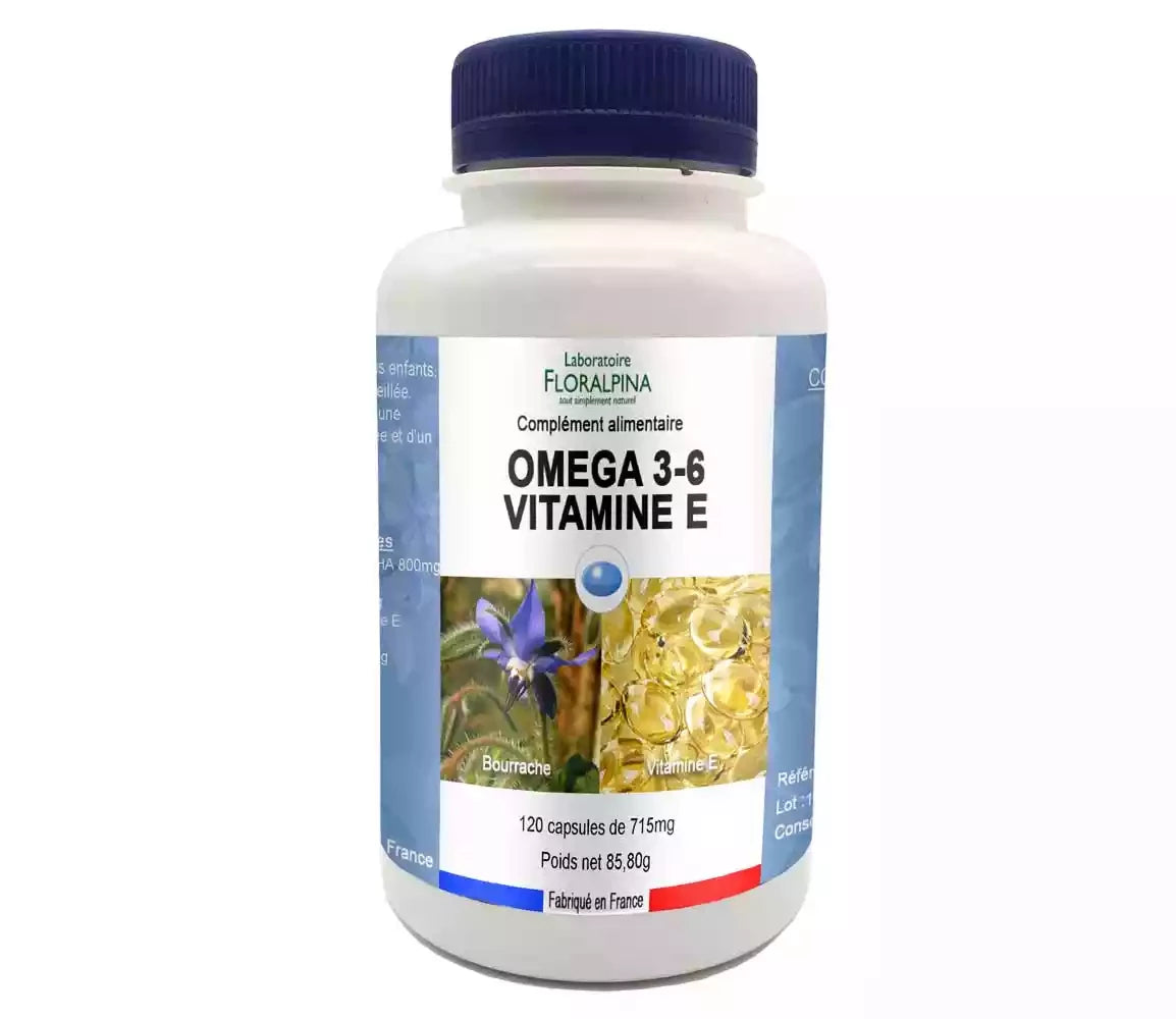 Omega 3&6 vitamine E Rue Des Plantes