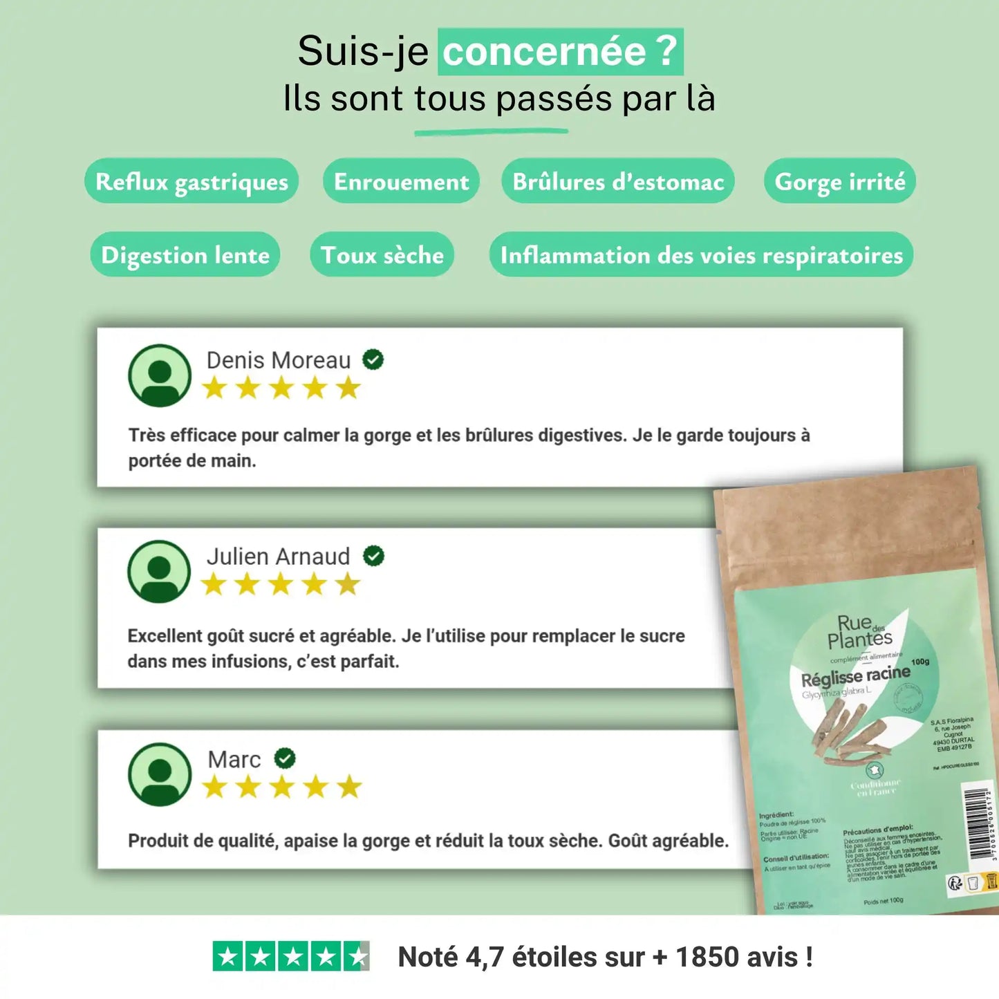 Achat Réglisse Racine Poudre