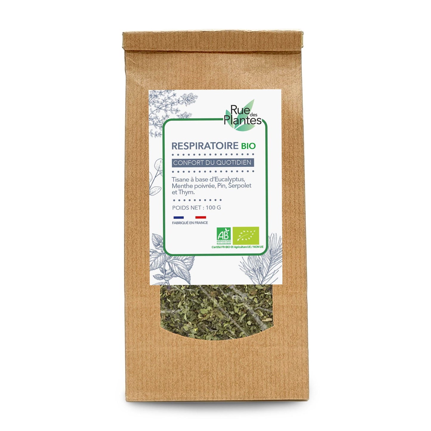 Achat Tisane Respiratoire bio - Rue Des Plantes