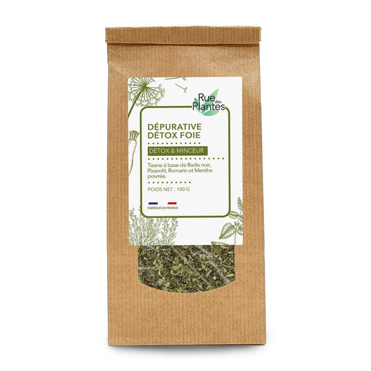 Achat Tisane Dépurative - Détox foie - Rue Des Plantes