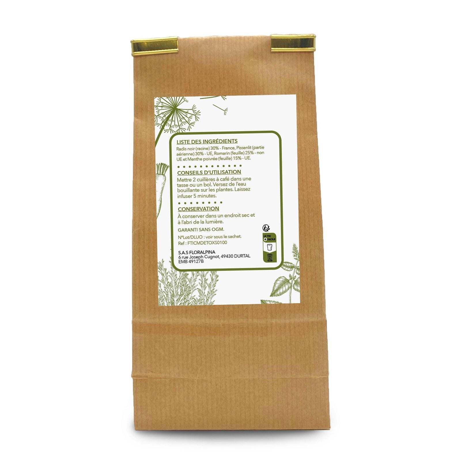 Tisane Dépurative - Détox foie - Rue Des Plantes