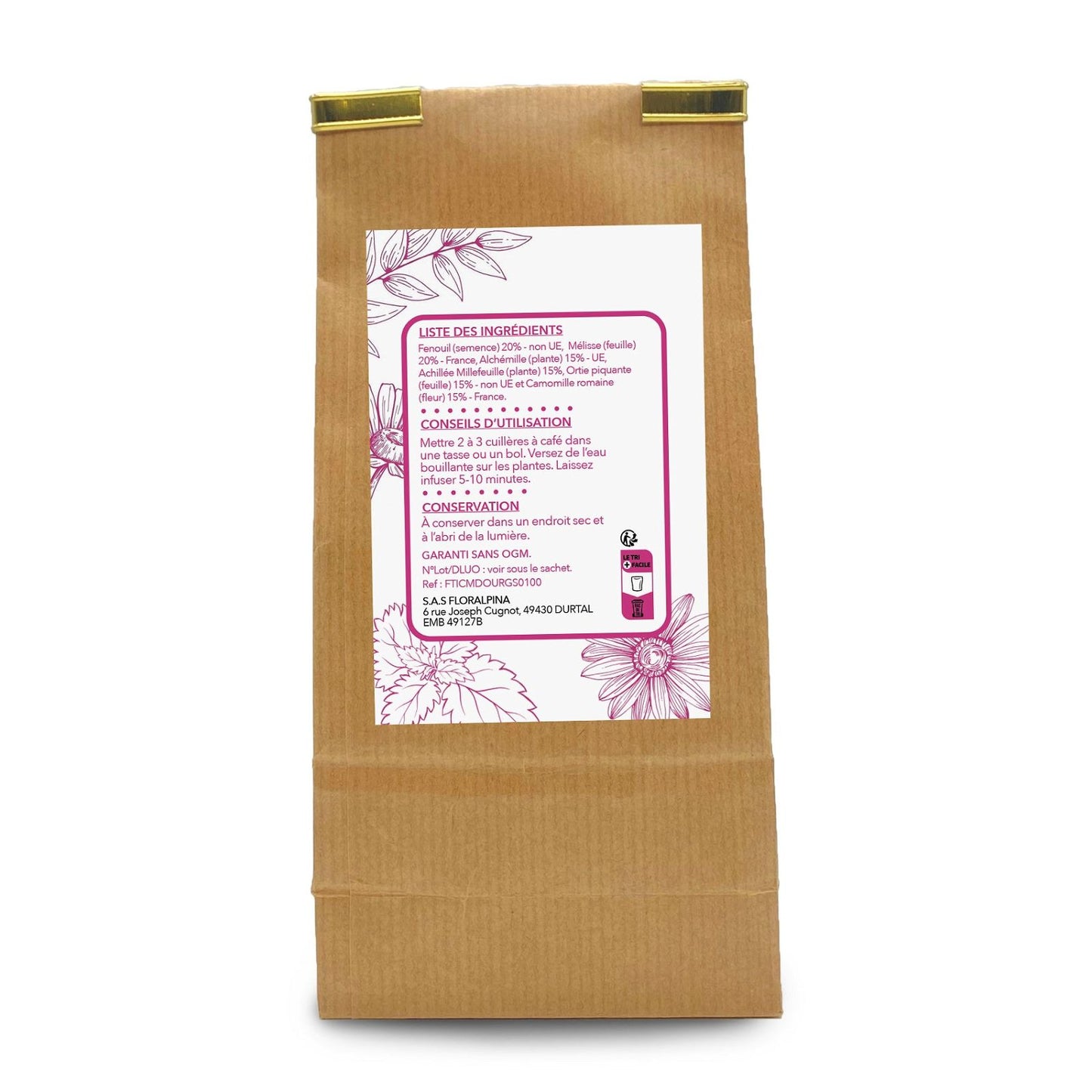 Achat Tisane Douleurs de règles - Rue Des Plantes