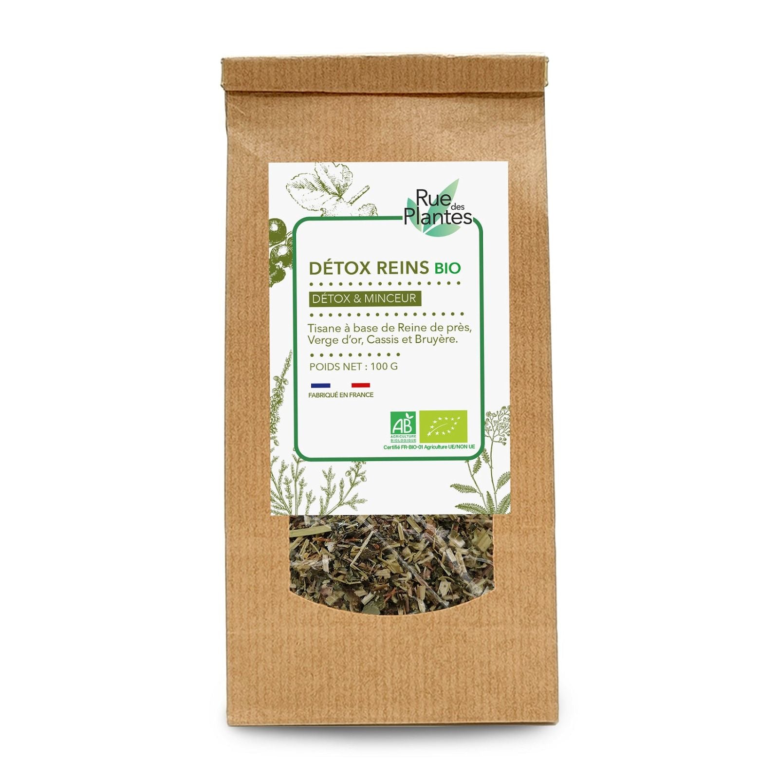 Tisane détox reins bio - Rue Des Plantes