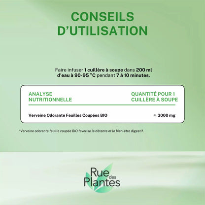 Verveine Odorante Feuilles coupées BIO