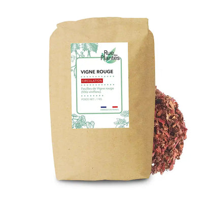 Vigne rouge Feuilles coupées